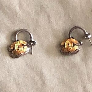 Chanel vintage double cc earring